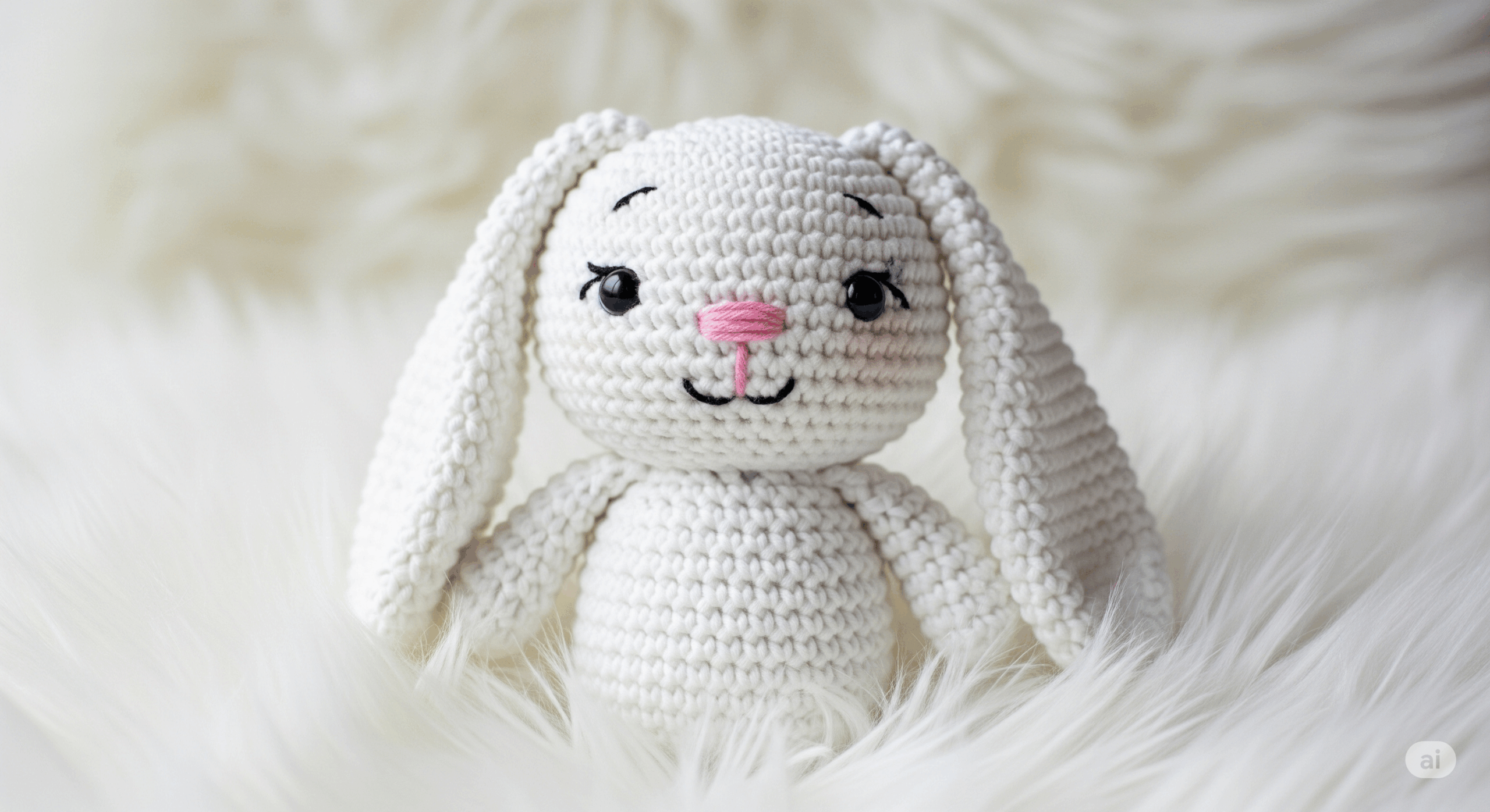 Esse coelhinho de crochê conquistou os corações das crocheteiras por um motivo especial