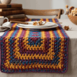 O segredo das crocheteiras para um caminho de mesa de crochê inesquecível