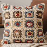 Capa de almofada de crochê é a escolha número um das crocheteiras