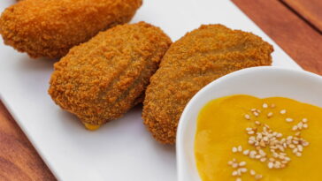 Você nunca mais vai querer fritura depois de provar esse croquete