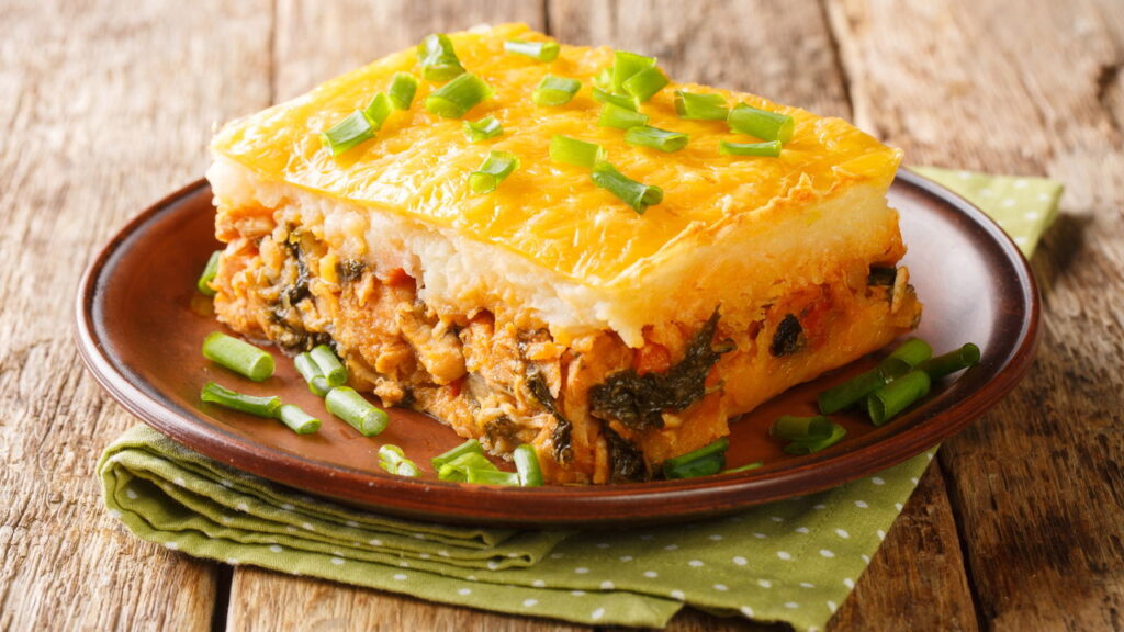 Essa versão de escondidinho na frigideira é leve, nutritiva e surpreendente