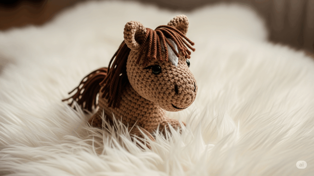Este cavalo em crochê encantou todo mundo com um simples detalhe