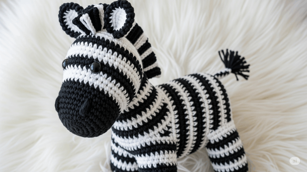 Zebra de crochê vira tendência entre artesãs, crocheteiras e amantes de amigurumi