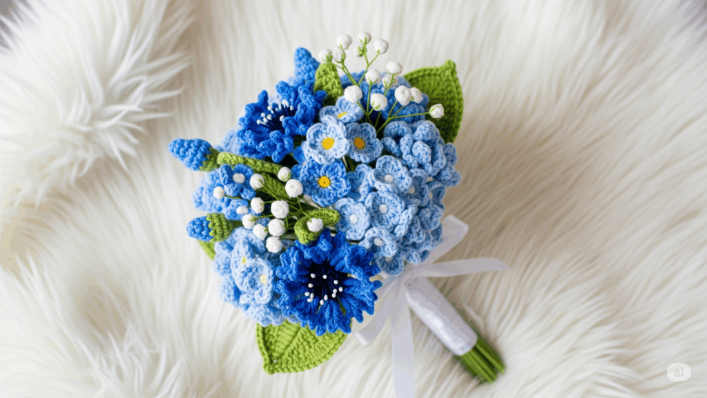 Como fazer um buquê de flores em crochê para um presente único 
