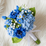 Como fazer um buquê de flores em crochê para um presente único