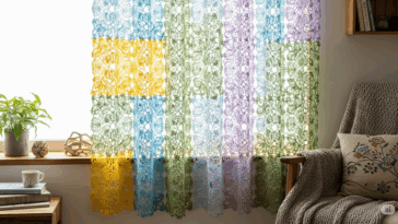 A melhor cortina de crochê que você vai conhecer