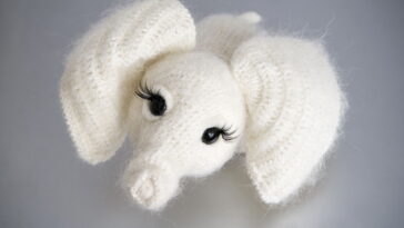 Como fazer o divertido amigurumi de elefante em crochê