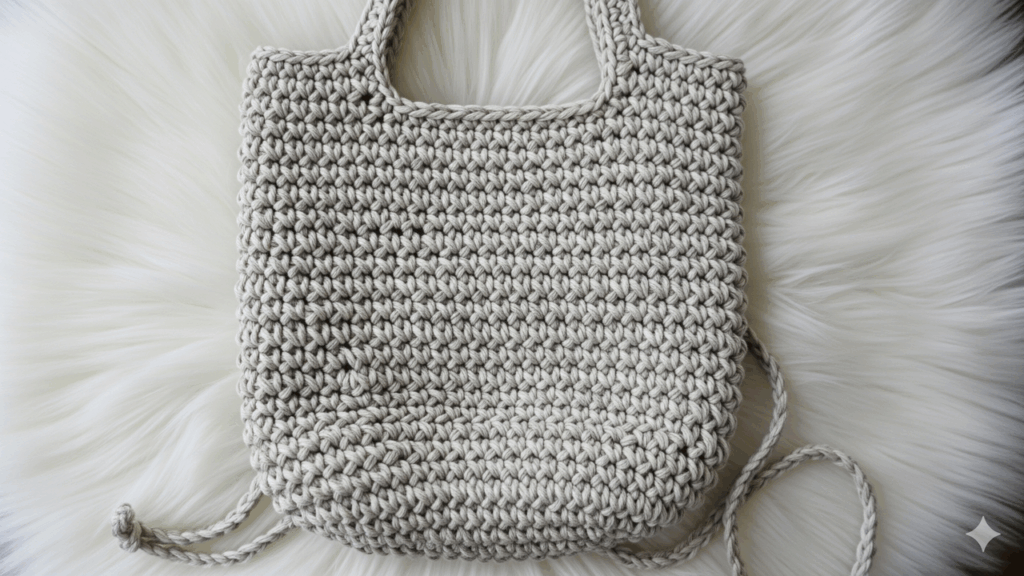 O truque simples que deixa sua bolsa de crochê firme e elegante