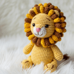 Como fazer um amigurumi de leão em crochê cheio de personalidade