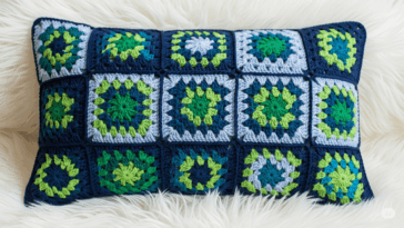 Aprenda a fazer o crochê colorido que transformará sua sala em aconchego