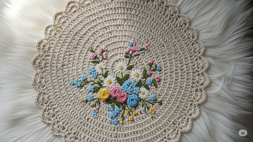 Como fazer este sousplat famoso entre crocheteiras redondo em crochê