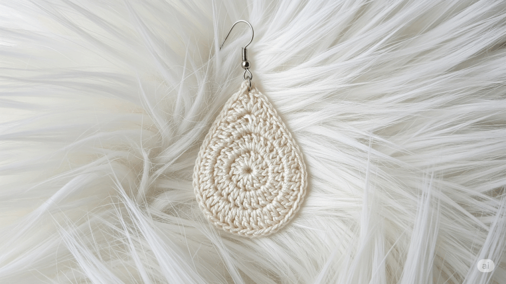 Aprenda a confeccionar o brinco oval em crochê o acessório artesanal mais elegante e versátil deste verão