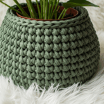 O detalhe em crochê que muda a cara do seu vaso de plantas e transforma sua decoração