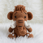 Amigurumi de mamutezinho em crochê, um passo a passo com materiais e dicas imperdíveis