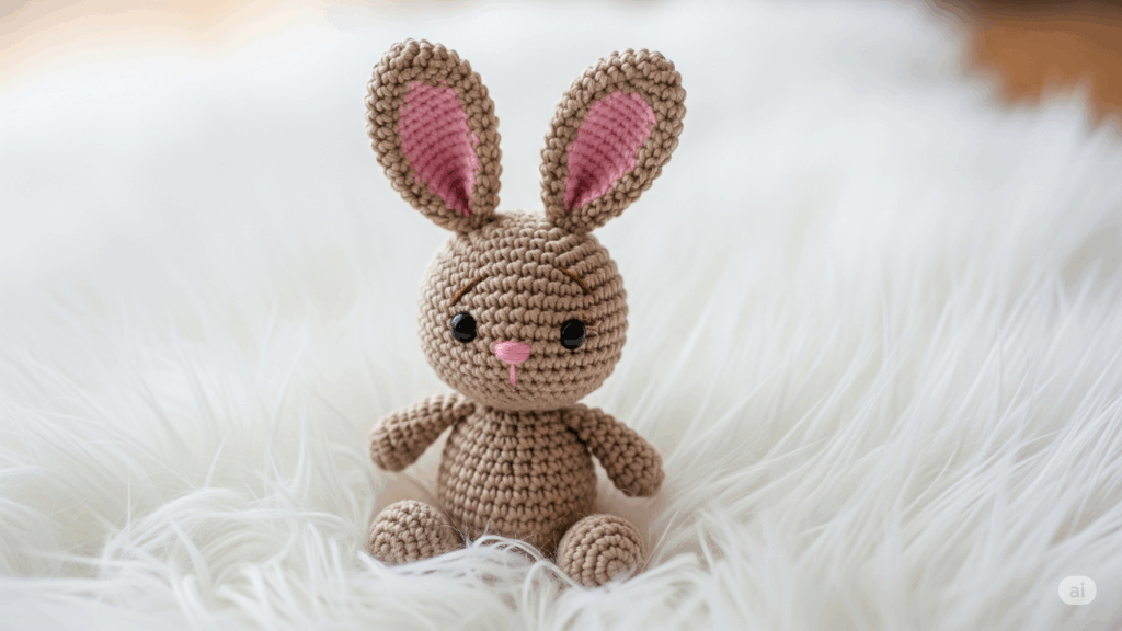 Transforme seu chá de bebê com este charmoso amigurumi de coelhinho em crochê
