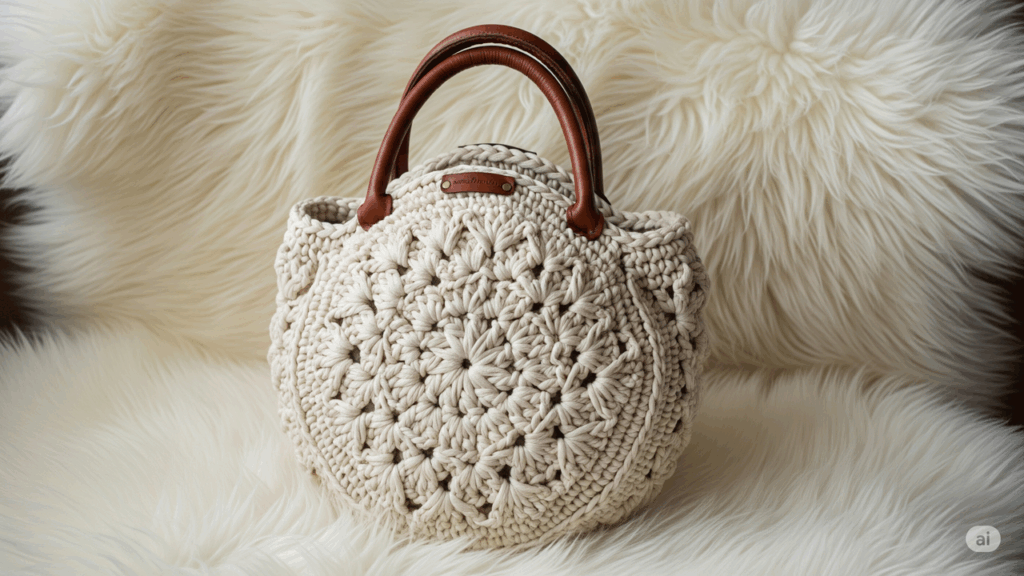 Bolsa em crochê com alças, um passo a passo criativo para uma peça charmosa e versátil