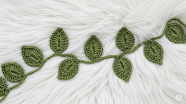 Transforme sua casa com um varal de folhas decorativas em crochê