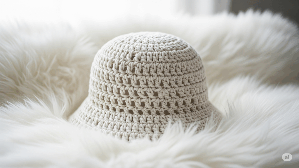 Esse chapéu leve e vazado virou o queridinho das artesãs e crocheteiras na praia