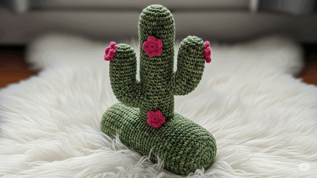 O cacto de crochê que virou queridinho da decoração com propósito