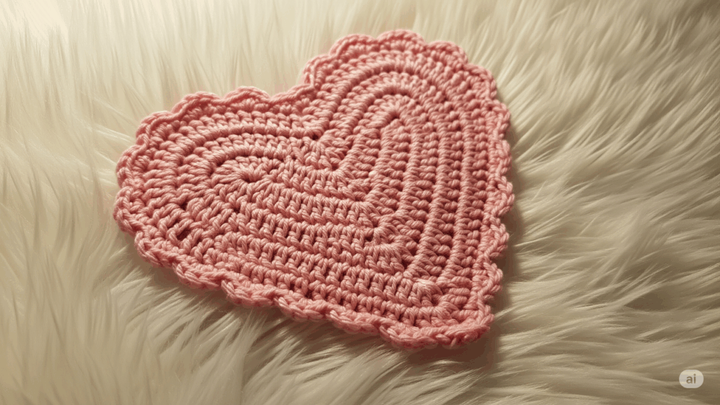 Descanso de copos de crochê mais romântico para a mesa das crocheteiras