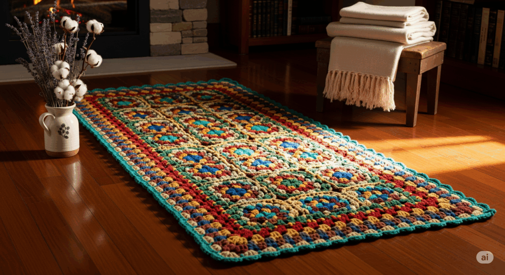 O segredo das crocheteiras para criar passadeiras de crochê que surpreendem