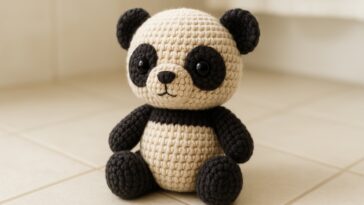 Seu primeiro amigurumi de panda pode ser mais fácil do que você imagina com este guia
