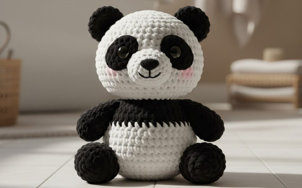 Seu primeiro amigurumi de panda pode ser mais fácil do que você imagina com este guia