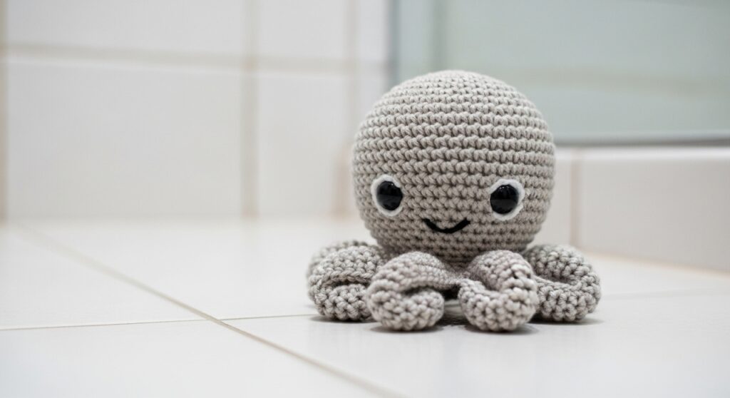 Faça seu próprio amigurumi de polvo de crochê com esse guia simples e criativo