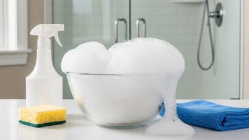 Como limpar o box do banheiro e deixá-lo transparente e sem manchas