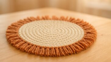 Aprenda como fazer centrinho de mesa de crochê com charme e acabamento perfeito