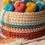 Transforme seu ateliê com cestos para novelos em crochê
