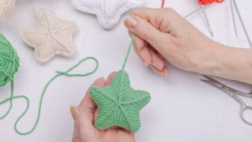 Essa estrela de crochê encantou todos que viram minha árvore