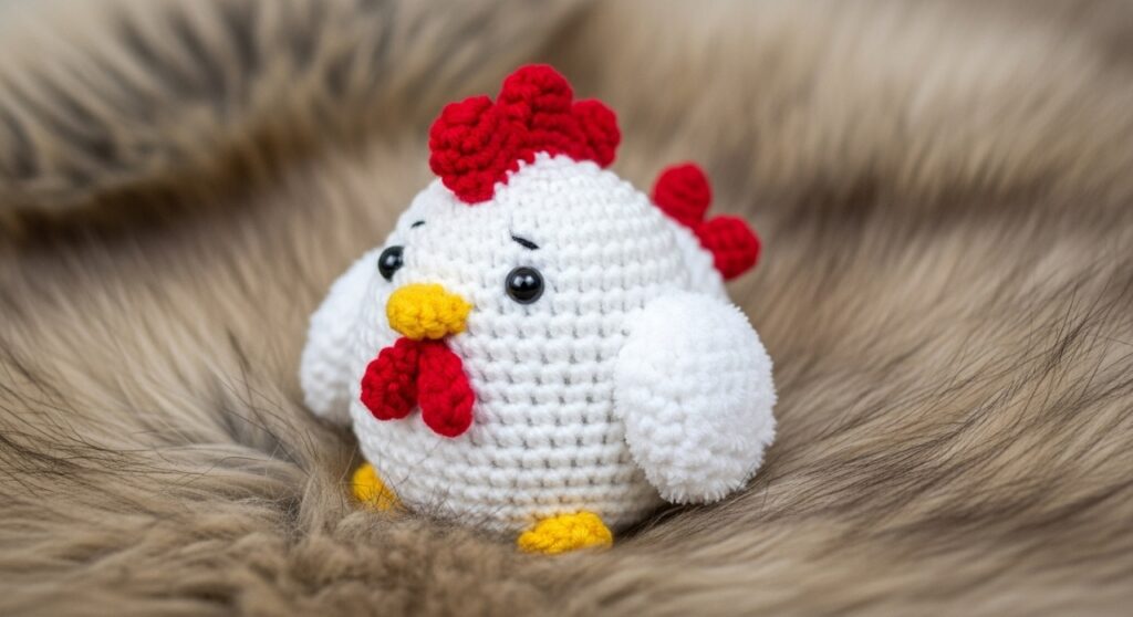 O amigurumi de galinha mais fofo do crochê para encantar sua cozinha