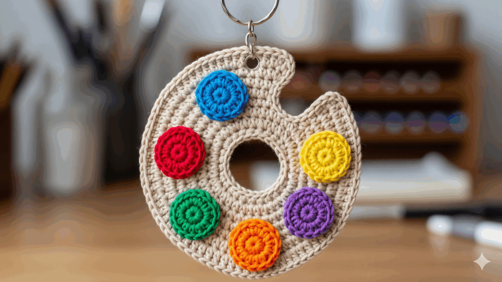 O chaveiro de crochê perfeito para quem ama arte e criatividade