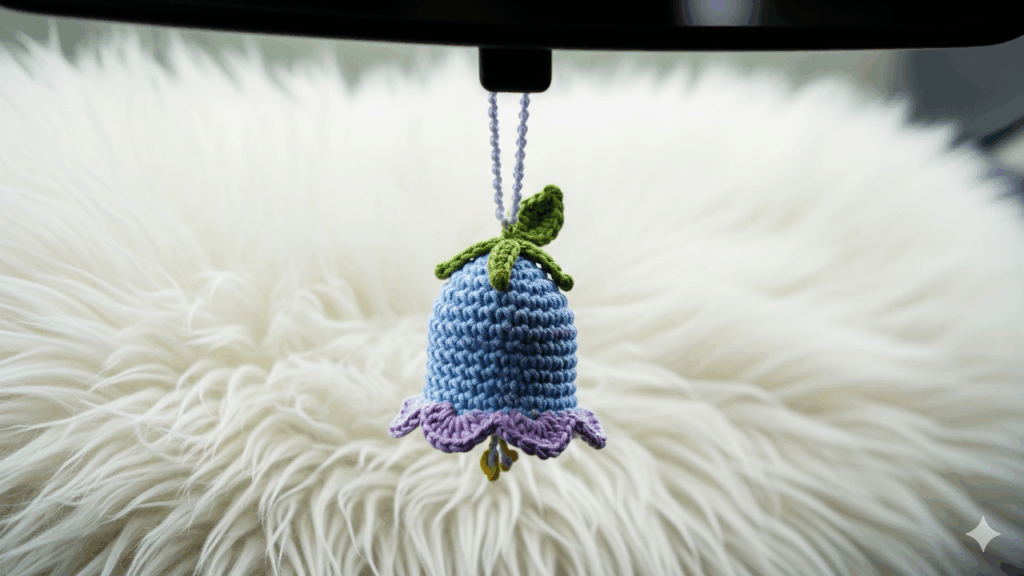 Essa flor de crochê virou xodó entre motoristas crocheteiras vão amar