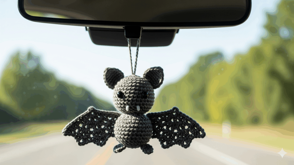 O penduricalho de crochê que vai dar um charme único ao seu carro