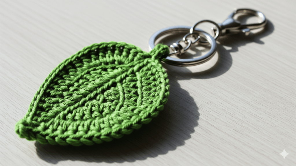 Esse chaveiro de crochê inspirado na natureza encantou artesãs e crocheteiras
