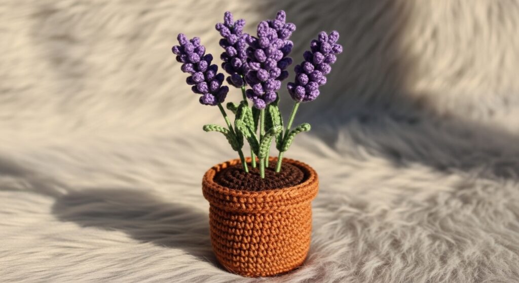 Essa flor de crochê é simples de fazer e encanta qualquer ambiente