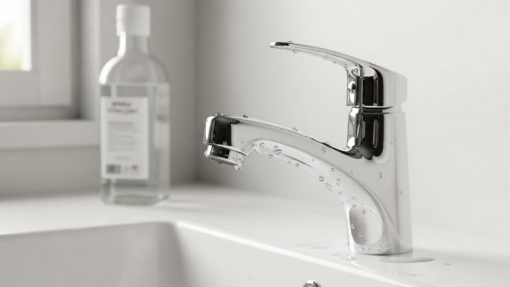 O método simples que impede o calcário e deixa as torneiras com brilho duradouro