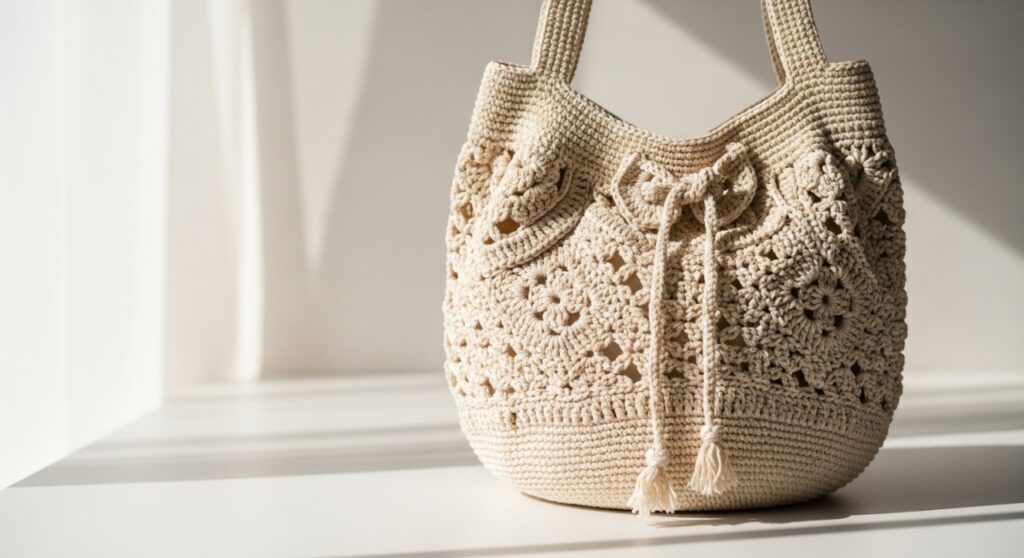 Crocheteiras estão apaixonadas por essa bolsa de crochê linda e cheia de estilo