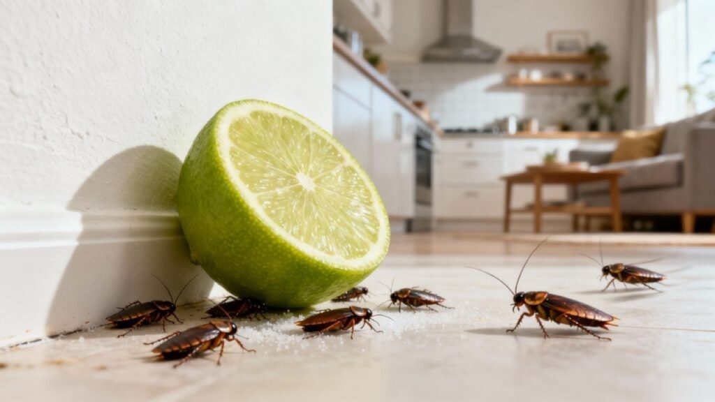 O aroma intenso do limão irrita os receptores olfativos das baratas, confundindo-as e dificultando sua navegação.