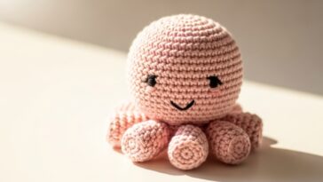 ocê não vai acreditar como é simples fazer esse polvo de crochê cheio de amor