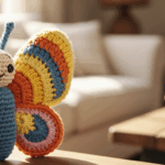 A borboleta de crochê que vai deixar sua decoração mais doce e criativa