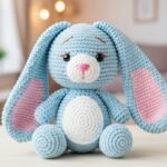 Amigurumi de coelhinho fofinho para presentear com ternura