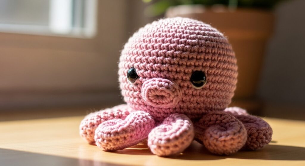 Crocheteiras estão amando esse projeto: amigurumi de polvo fácil, rápido e irresistível
