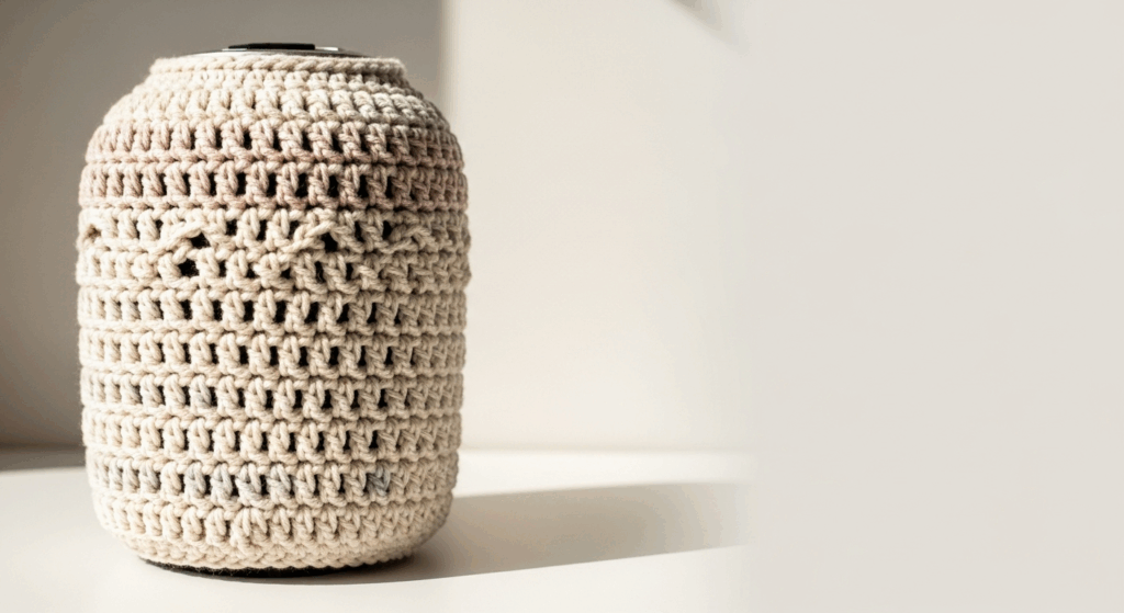 Essa capa de crochê é o segredo para uma cozinha linda e cheia de estilo