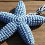 Como fazer chaveiro de estrela do mar em crochê com esse passo a passo simples