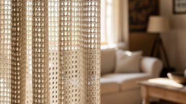 O charme que faltava na sua casa pode estar em uma cortina de crochê