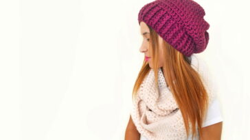 A técnica pouco falada que deixa o gorro de crochê com caimento perfeito
