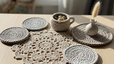 Ideias de crochê para decorar pequenos espaços com charme e praticidade
